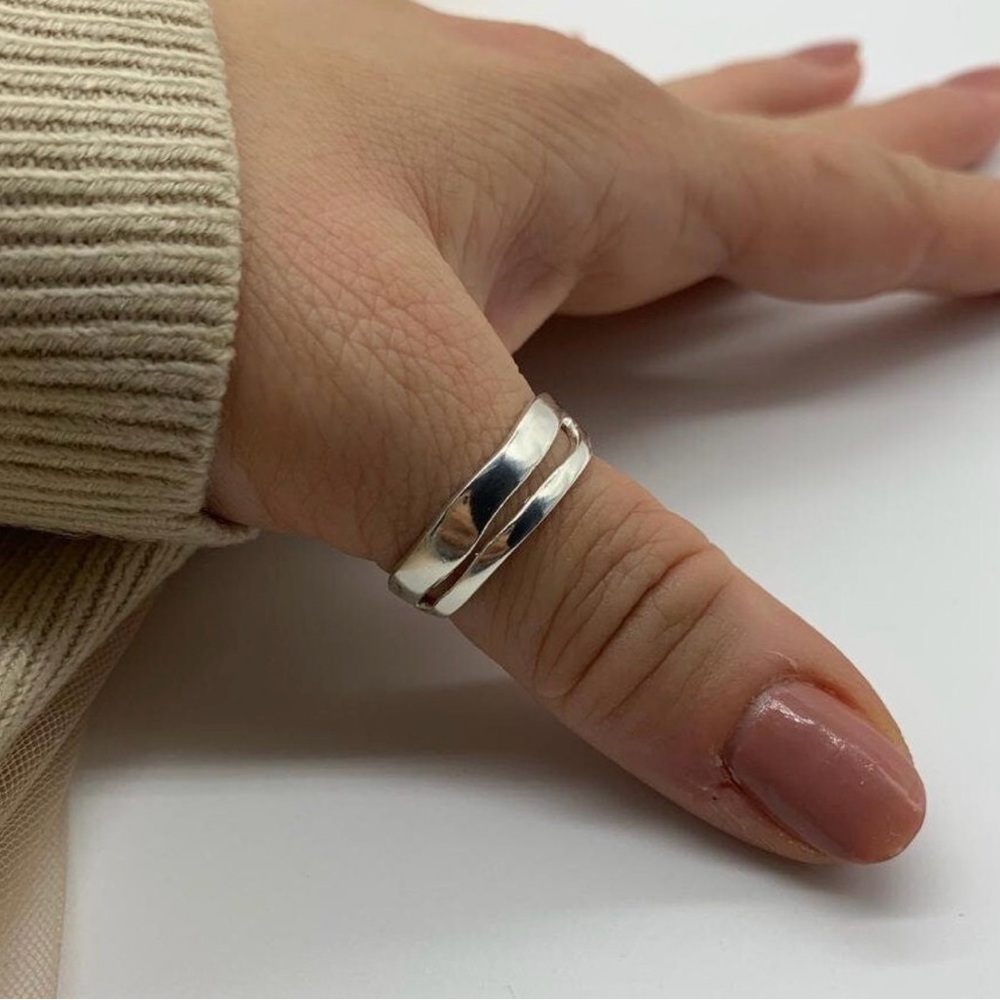 Thick Silver Ring